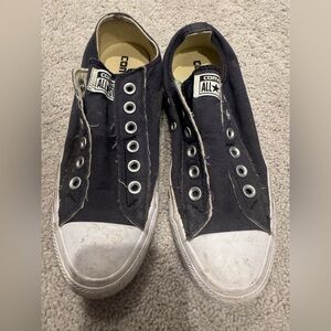 Converse Navy and White Sneakers